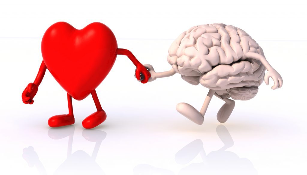 heart and brain that walk hand in hand